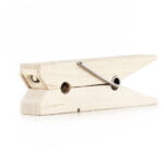 Kikkerland - Leeslampje houten wasknijper