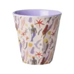 Rice - medium beker - melamine - zeemeerminnen