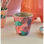 Rice - beker medium - melamine - forest flower
