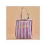 *** Rice - gestreepte tas - HAPPY