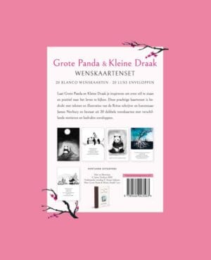 Grote Panda & Kleine Draak - Wenskaartenset