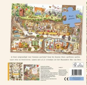 Konijns partijtje puzzel - Afbeelding 2