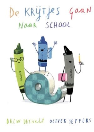 De krijtjes gaan naar school
