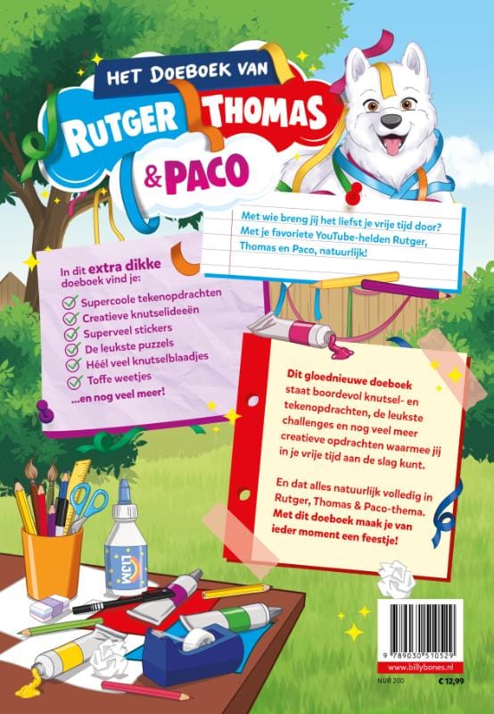 Het Doeboek van Rutger, Thomas & Paco - Afbeelding 2