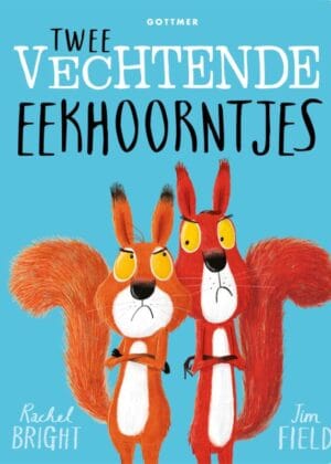 Twee vechtende eekhoorntjes