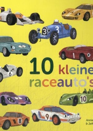 Tien kleine raceauto's