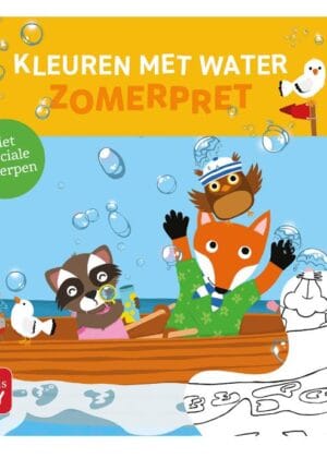 Kleuren met water. Zomerpret