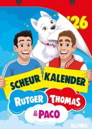 De scheurkalender van Rutger, Thomas & Paco 2026