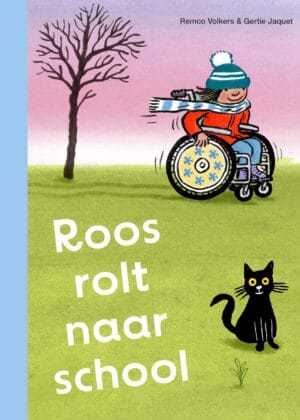 Roos rolt naar school