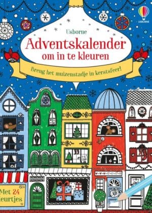 Adventskalender om in te kleuren