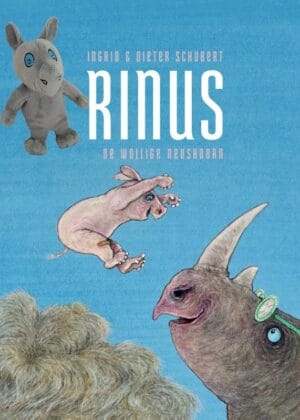 Rinus, de wollige neushoorn met knuffel