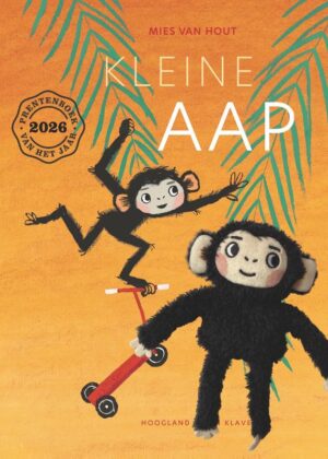 Kleine Aap met knuffel