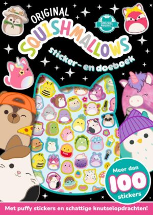 Original Squishmallows sticker- en doeboek