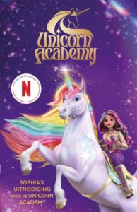 Sophia's uitnodiging voor de Unicorn Academy