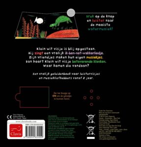 Klein wit visje hoort watermuziek - Afbeelding 2