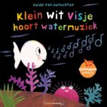 Klein wit visje hoort watermuziek
