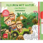 Kleuren met water Dinosaurus