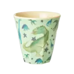 Melamine Cup with Dino Print - Medium
