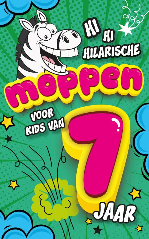 Moppenboek cover v1.indd Hilarische moppen voor kids van 7 jaar - Afbeelding 1