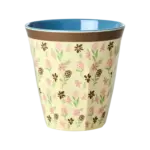 Melamine Cup with Hacienda Flower Print - Medium