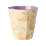 Rice -  Melamine Cup with Toile de rice Print -  Medium