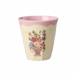 Melamine Cup with Nathalie Lété Print - Medium - Pink