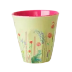 Rice -  Melamine Cup with Summer Flowers Print -  Medium