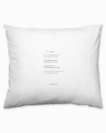 Plint kussensloop 'Een merel' Rutger Kopland