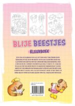 Gouden Lijntjes Blije Beestjes kleurboek - Afbeelding 2