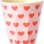 Rice - cup medium - melamine - sweet hearts