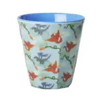 Rice - medium cup - melamine - dragon print