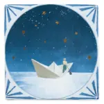 Storytiles - Towards new horizons (met goud)