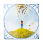 Storytiles - Face the sunshine (met goud!)
