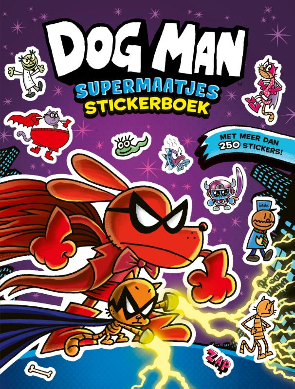 9789493474444 Dog Man supermaatjes stickerboek Supermaatjes stickerboek - Afbeelding 1