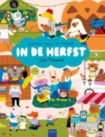 Samen naar de markt in de herfst