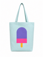 Totebag Engel. Mint sparkle