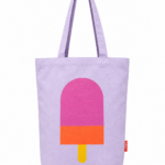 Totebag Engel. Lilac joy
