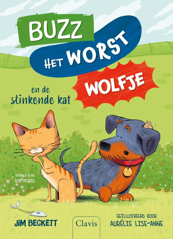 9789044862812_front-cover-standard.jpg Buzz het worstwolfje en de stinkende kat - Afbeelding 1