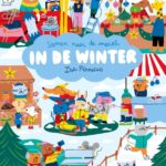 Samen naar de markt in de winter